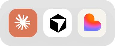 Claude Code, Cursor and Lovable app icons