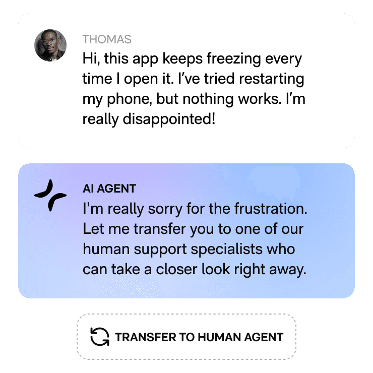 Build an AI experience that mirrors your team's expertise