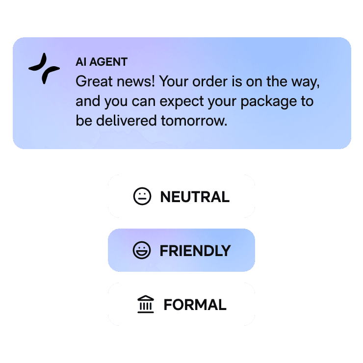 Personalized automation that protects your brand