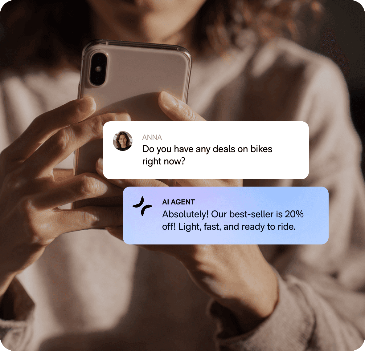 Human-like conversations that build trust